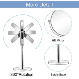 Listing 2 of 3 for 360 Degree Swivel Magnifying Mirror, Vanity Mirror With Stand And Removable Base