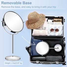 Listing 3 of 3 for 360 Degree Swivel Magnifying Mirror, Vanity Mirror With Stand And Removable Base