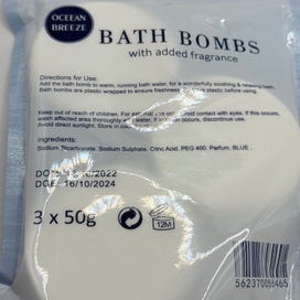 Listing 3 of 3 for Ocean Breeze Bath Bombs 3-Pack