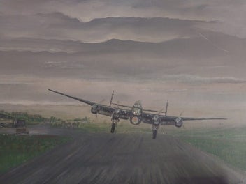 Listing 12 of 14 for Aircraft Oil paintings WW2