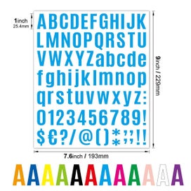 Listing 4 of 5 for 10Pcs Letter Stickers Colorful Diy Scrapbooking Water Bottle Greeting Cards Rose