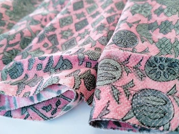 Listing 5 of 15 for FINAL CLEARANCE 4.5m(total) Vintage Japanese Kimono Fabric- 3 Large Panels 2927