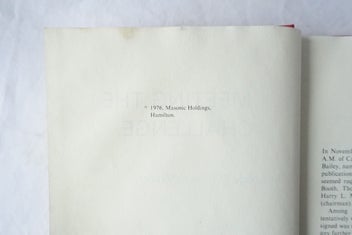 Listing 7 of 10 for Meeting the Challenge Lodge Officer at Work Hamilton 1976 Freemasonry (SKU BK2)
