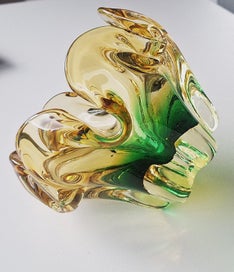 Listing 7 of 19 for <<< LUSH VINTAGE ART GLASS BOWL >>>