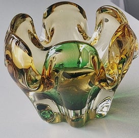 Listing 12 of 19 for <<< LUSH VINTAGE ART GLASS BOWL >>>
