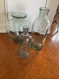 Listing 1 of 2 for 3 x glass bottles/vases