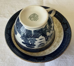 Listing 3 of 4 for Nikko “Double Phoenix” Teacup & Saucer Set (x2) – Made in Japan