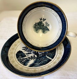 Listing 4 of 4 for Nikko “Double Phoenix” Teacup & Saucer Set (x2) – Made in Japan