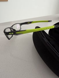 Listing 4 of 8 for Oakley Prescription Glasses - Crosslink Sweep Smoke Grey / Yellow