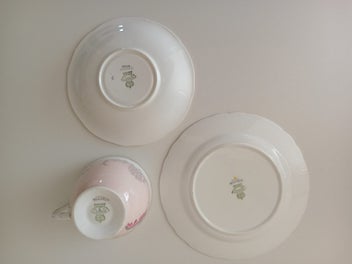Listing 4 of 5 for Aynsley Wayside Cup and Saucer Trio