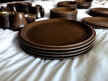 Listing 11 of 16 for Temuka Riverstone Glaze Pottery 49 Set