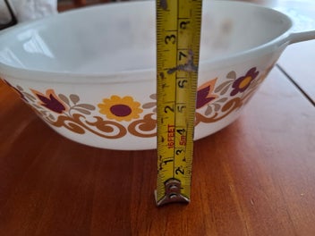 Listing 3 of 3 for Vintage Pyrex Style Floral Casserole Dish – Retro Pattern