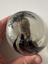 Listing 3 of 4 for A PETER RAOS Art Glass Paperweight