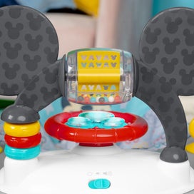 Listing 4 of 8 for Bright Starts Disney Mickey Mouse Foldable Baby Walker w Music & Play Toys 6m+