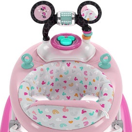 Listing 6 of 9 for Bright Starts Disney Minnie Mouse Foldable Baby Walker w Music & Play Toys 6m+