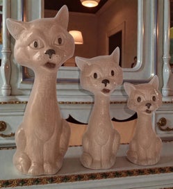 Listing 1 of 3 for Sylvac Whimsical Cats x3 Graduated