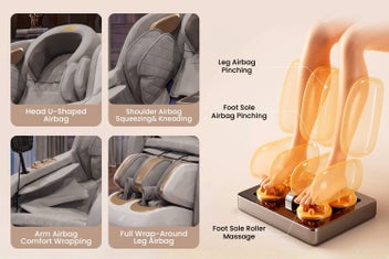 Listing 3 of 14 for MOTIONFLEXI Massage Zero Gravity Recliner w/ Heating and Wireless Charging
