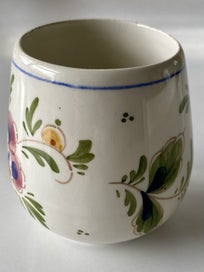 Listing 2 of 9 for Vintage Delft (De Delftse Pauw) Mini Vessel – Marked 34 DP DELFT K