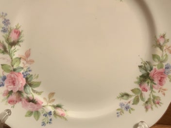 Listing 2 of 4 for LOVELY ROYAL ALBERT MOSS ROSE SIDE PLATE