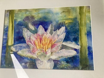 Listing 3 of 11 for Stunning Original Watercolour - Annette Straugheir - Waterlily