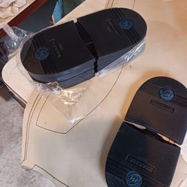 Listing 2 of 4 for Mens shoes heel tops. 10 pairs