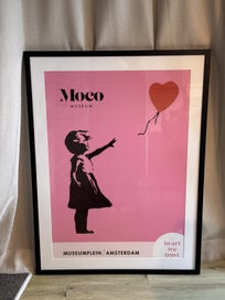 Listing 2 of 2 for Framed Banksy Balloon Girl