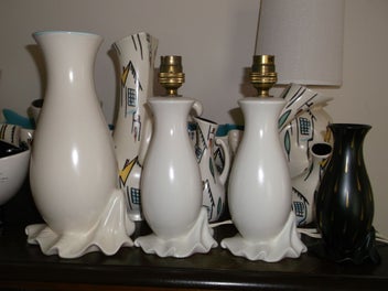 Listing 18 of 18 for Beswick pair of Mid Century Lamps Very Rare