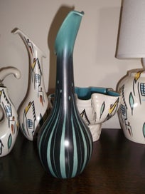 Listing 2 of 13 for Beswick Rare long neck 1950's Caprice Retro vase