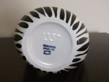 Listing 16 of 18 for Beswick Zebra Red twin twist neck 1950s Retro vase