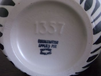 Listing 17 of 18 for Beswick Zebra Red twin twist neck 1950s Retro vase