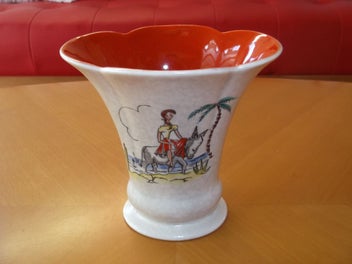 Listing 2 of 12 for Crown Devon Riviera Vase 1950's