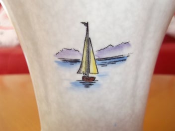 Listing 5 of 12 for Crown Devon Riviera Vase 1950's