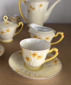 Listing 6 of 6 for Noritake - Yellow Flowers - Vintage Coffee Set