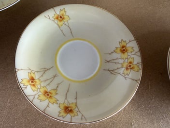 Listing 5 of 6 for Noritake - Yellow Flowers - Vintage Coffee Set