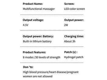 Listing 17 of 17 for TENS Machine Massager (Auckland Stock)