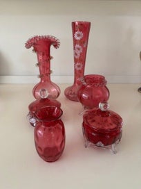 Listing 4 of 5 for CRANBERRY VICTORIAN GLASS COLLECTION