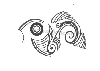 Listing 2 of 2 for Birds II - Genuine Hand Drawn Manifestation Art - Print /47 - A4 - unframed