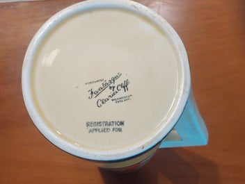 Listing 3 of 3 for Clarice Cliff Bizarre - Jug, Gayday pattern, c.1930s