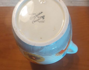 Listing 3 of 3 for Clarice Cliff Bizarre - Jug, Gayday pattern, c.1930s