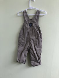 Listing 2 of 3 for Osh Kosh B'gosh Overalls Tan Lined Size 6 Months