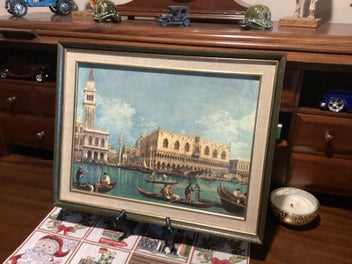 Listing 6 of 7 for Vintage framed print Bacino di San Marco-A Canaletto