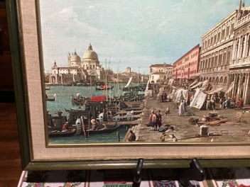 Listing 4 of 8 for Vintage Reproduction print The Molo Venice looking West -Antonio Canaletto