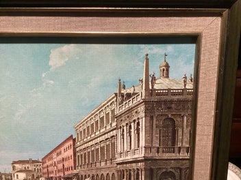 Listing 7 of 8 for Vintage Reproduction print The Molo Venice looking West -Antonio Canaletto