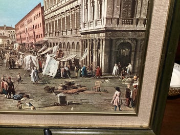 Listing 6 of 8 for Vintage Reproduction print The Molo Venice looking West -Antonio Canaletto