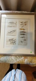 Listing 2 of 8 for Antique Signed Limited Edition Grand Slam Custom Framed Fly Fishing Prints