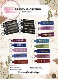 Listing 6 of 6 for Customized Keychains or Bag Tags