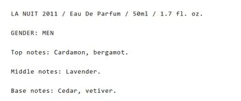 Listing 2 of 3 for La Nuit 2011 - Montagne Parfums - 5ml Sample