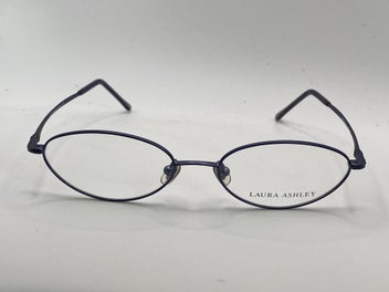Listing 4 of 10 for Laura Ashley "Neve" VINTAGE glasses / Frames 2000s New Old Stock - French Blue