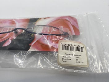 Listing 9 of 10 for Laura Ashley "Neve" VINTAGE glasses / Frames 2000s New Old Stock - French Blue