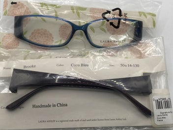 Listing 9 of 9 for Laura Ashley Brooke Glasses Frames - Stunning Coco Bleu - New Old Stock